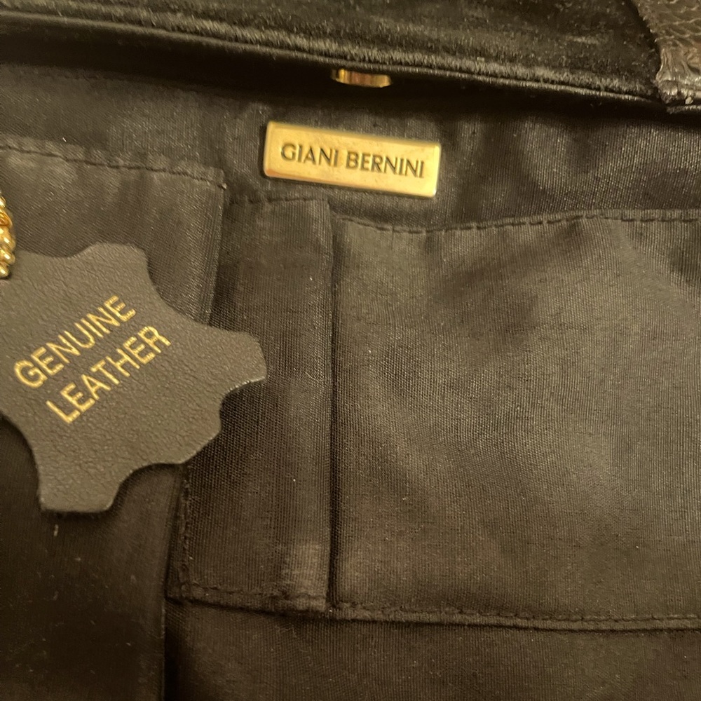 Giani Bernini Patchwork Vintage Black Leather Sho… - image 7